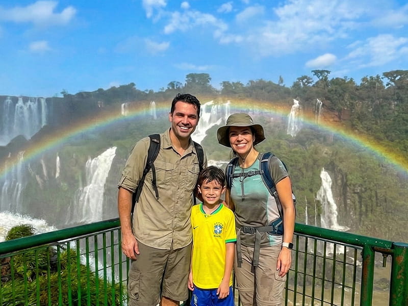 Viagem em família para Foz do Iguaçu