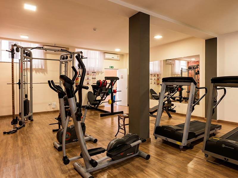 hotel com academia em Foz do Iguaçu