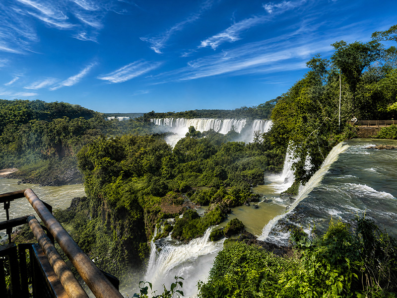 lado argentino das Cataratas do Iguaçu