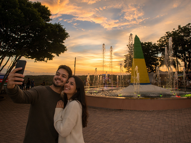 Viagem de casal para Foz do Iguaçu