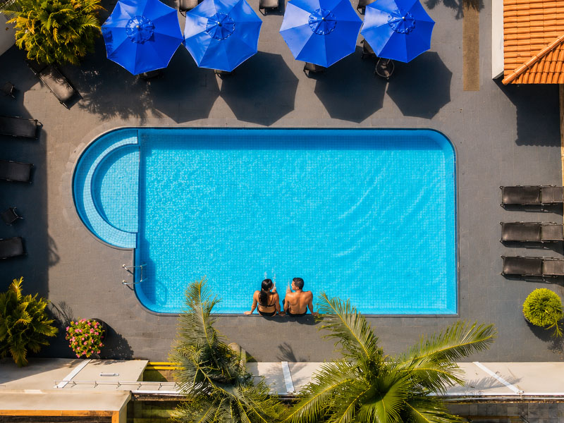 área de lazer hotel Bogari